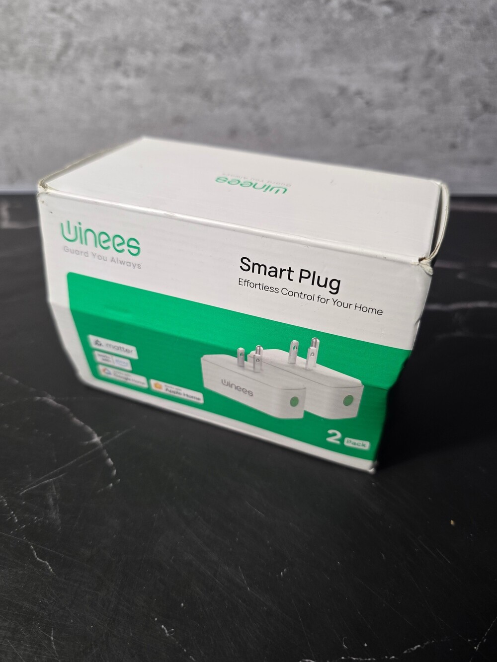 Winees Smart Plug 2 Pack Compatible with Alexa Apple Home Google Home